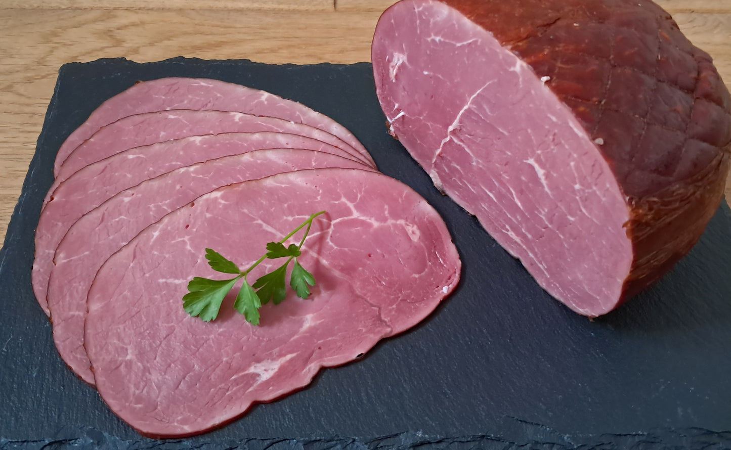 Rindersaftschinken geschnitten